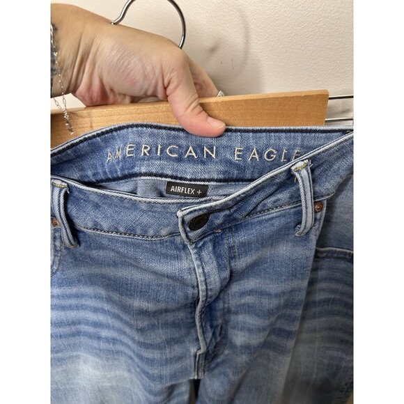 American Eagle Men’s Airflex + Athletic Straight Denim Jeans Stretch Size 38x30 - Picture 9 of 11